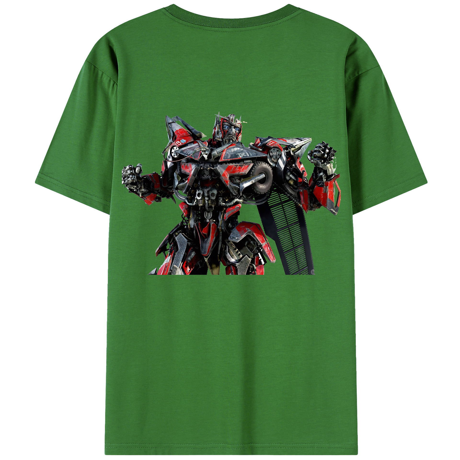 （画像用） Transformers トランスフォーマー レディース半袖Tシャツ(バックプリント)